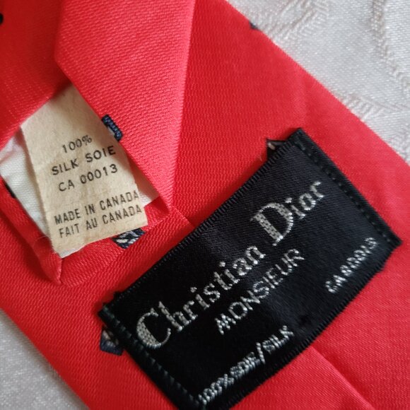 Christian Dior 100% silk tie. - Picture 4 of 4